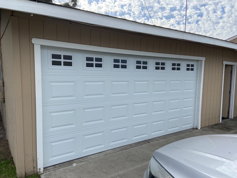 Garage door home