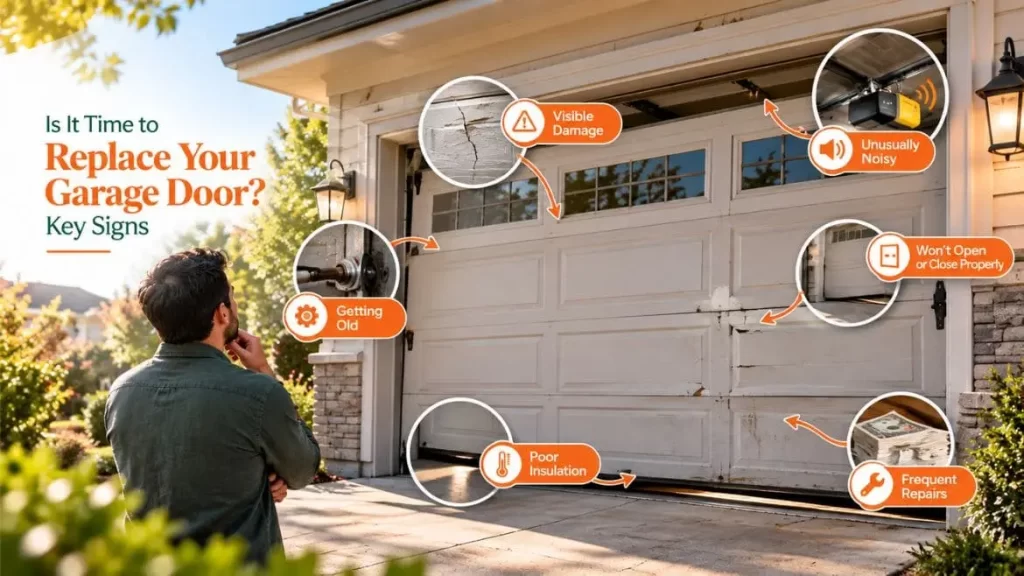 Signs your garage door needs replacement