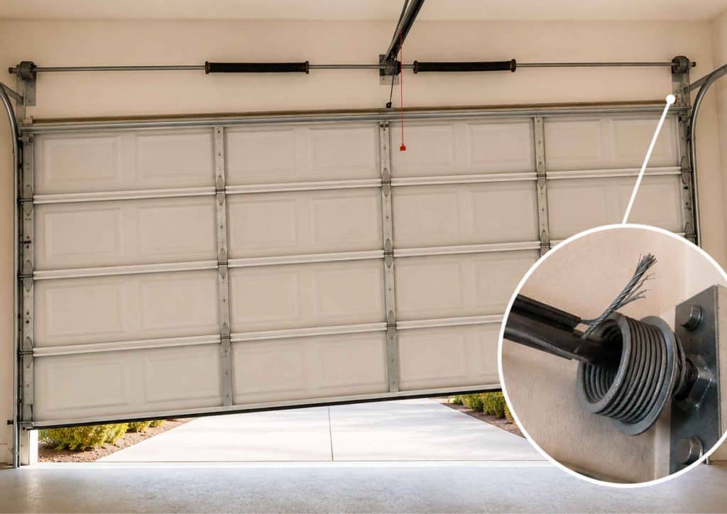Why Your Garage Door Looks Crooked Cable Damage Explained