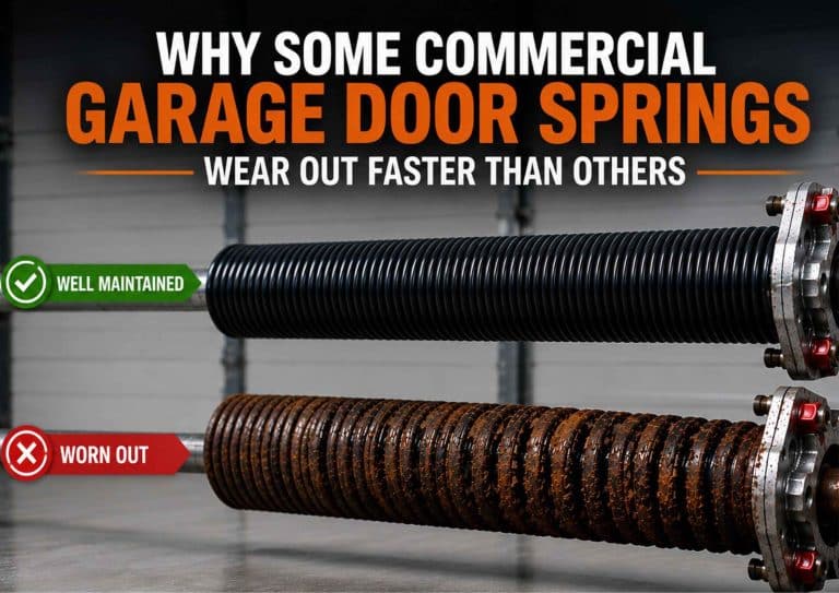 Why Some Commercial Garage Door Springs Wear Out Faster Than Others