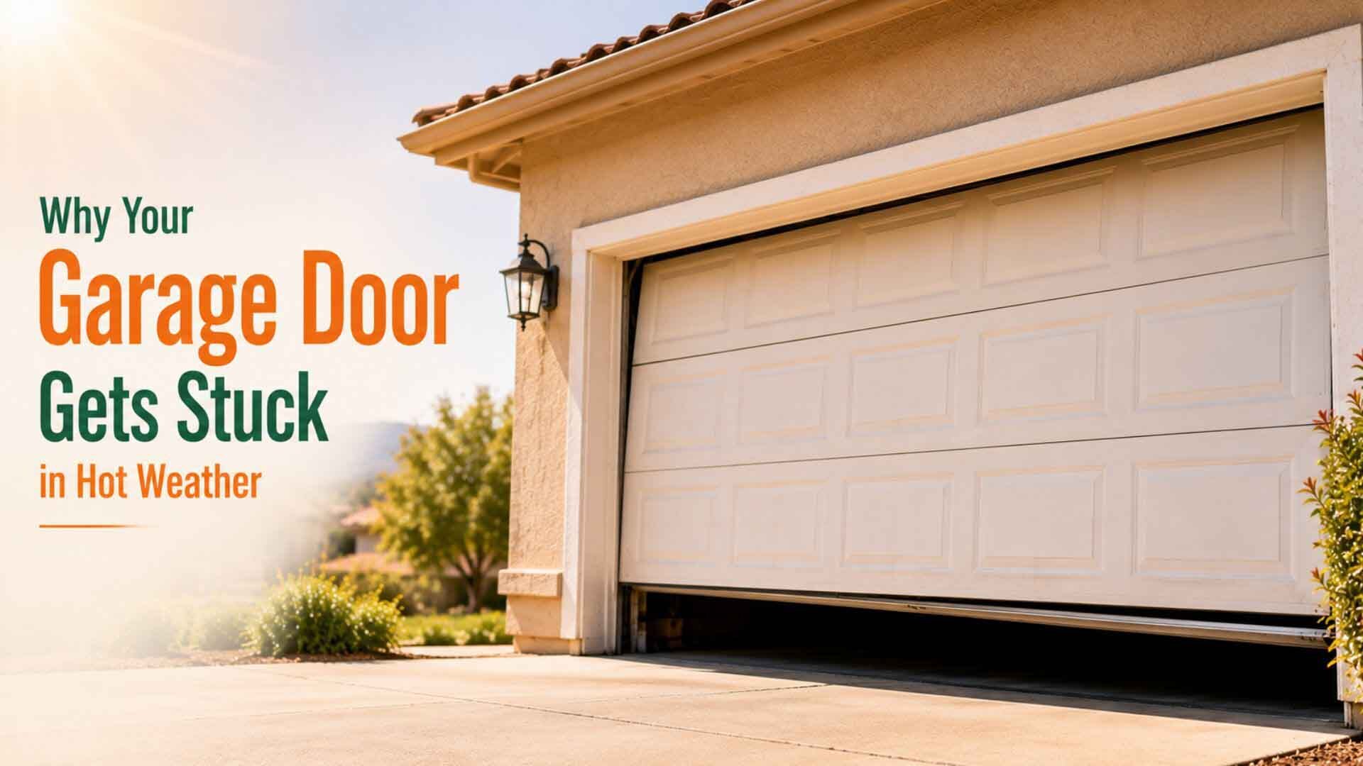 Why Your Garage Door Gets Stuck More Often in Hot Weather