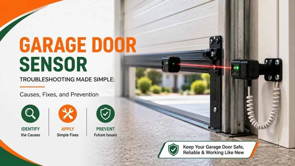 Garage Door Sensor Troubleshooting Made Simple Causes, Fixes, and Prevention