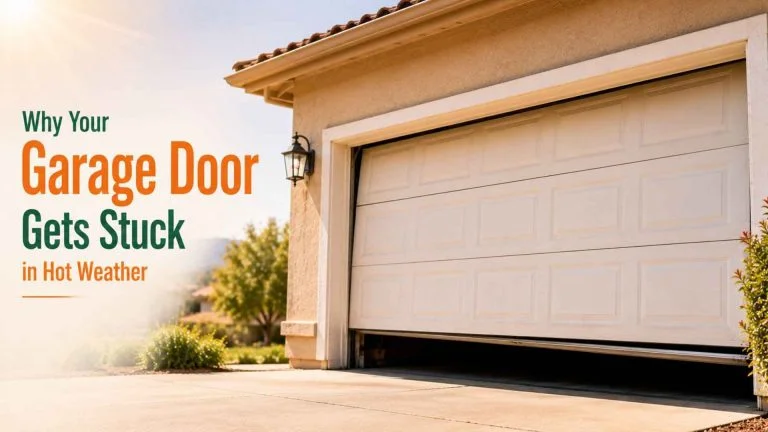 Why Your Garage Door Gets Stuck More Often in Hot Weather